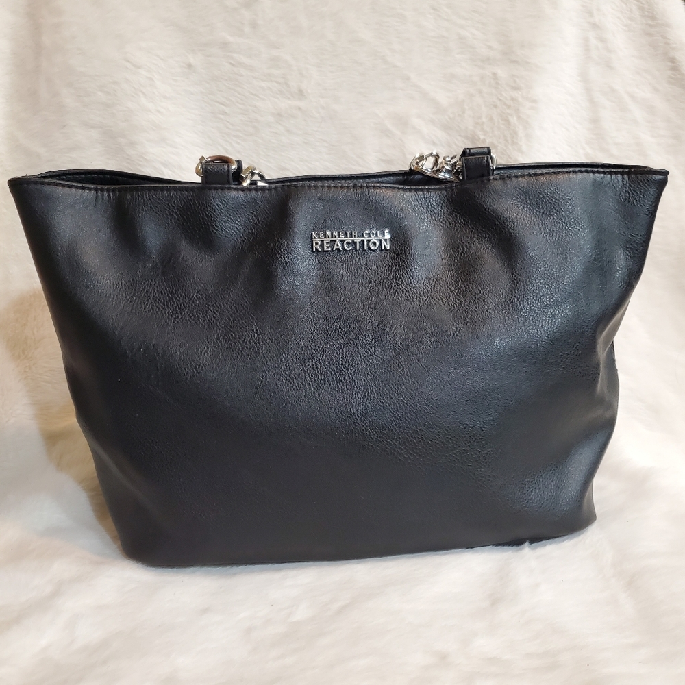 Reaction Kenneth Cole Black Tote Bag - Picture 2 of 12